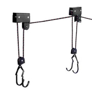 Kayak Hoist - 45kg Garage Ceiling Pulley Lift Storage System Bike Luggage Holder - Outbackers