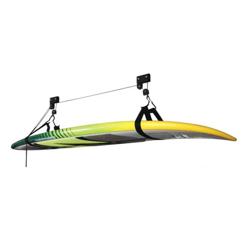 Kayak Hoist - 45kg Garage Ceiling Pulley Lift Storage System Bike Luggage Holder - Outbackers