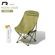 RAZOJESS Enlarged Moon Chair for Outdoor Camping Fishing Picnic  Green - Outbackers