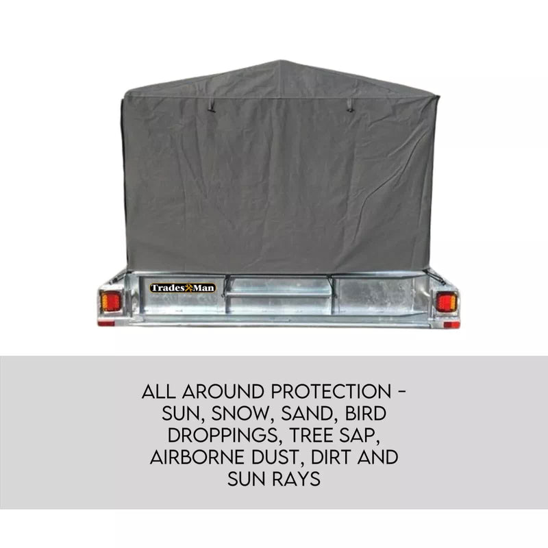 900mm Trailer Cage Canvas Tarp Cover for 6x4 High Quality Cage Universal 3 foot - Outbackers