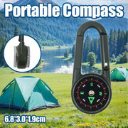 Compass Double Sided Portable Hiking Climbing Guide with Buckle Outdoor - Outbackers