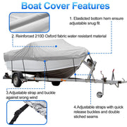 Outdoor V Yacht Dust Cover Waterproof Sun Protection Boat Hull Cover Rain Shield - Outbackers