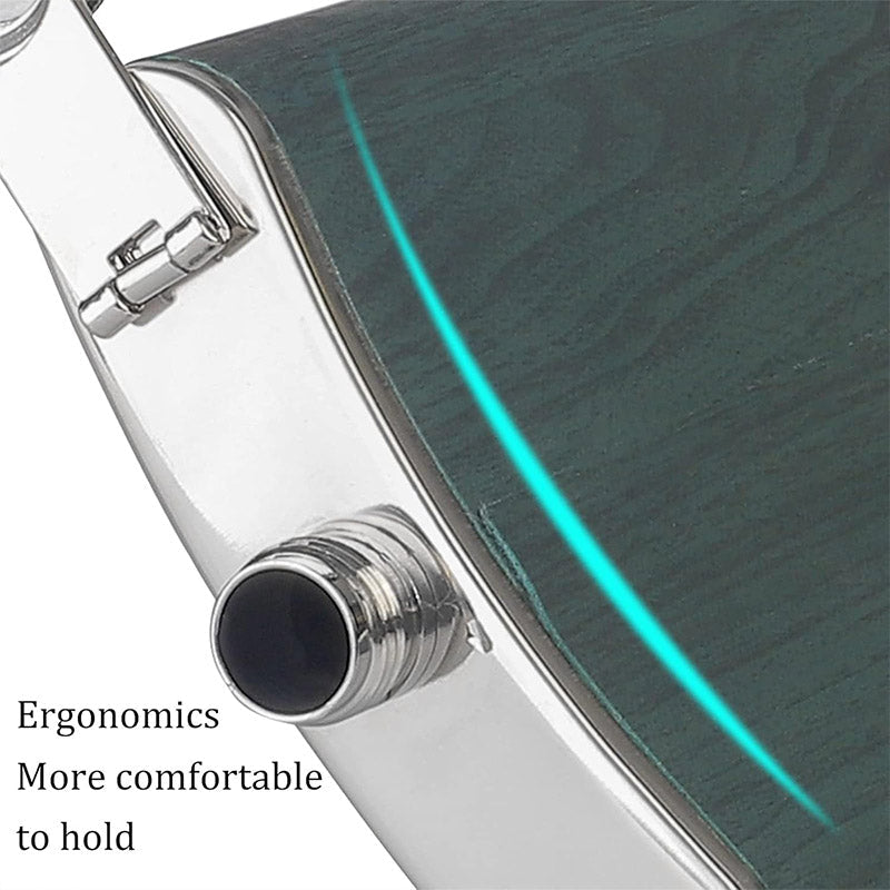 Stainless Steel Hip Flask Portable Wine Pot Flat Pocket Bottle Outdoor Travel - Outbackers