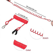 Boat Outboard Engine Motor Kill Stop Switch Emergency Tether Lanyard For Yamaha - Outbackers