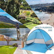 Automatic Pop Up Beach Tent UV Protection Portable Sunshade Shelter Outdoor - Outbackers