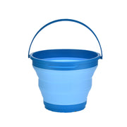 7 Litre Foldable Collapsible Silicone Bucket for Home/Hiking/Camping/Fishing - Blue - Outbackers