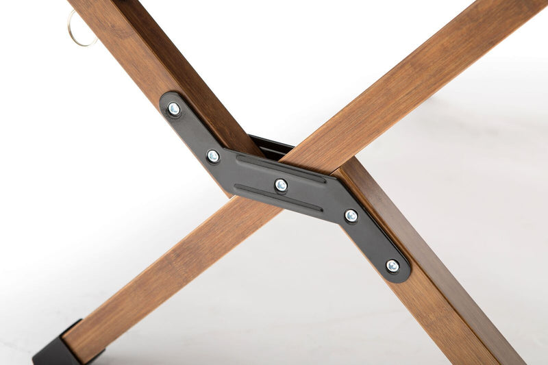 93cm Foldable Bamboo Outdoor Camping Table Waterproof Wood Wooden Travel - Large - Outbackers