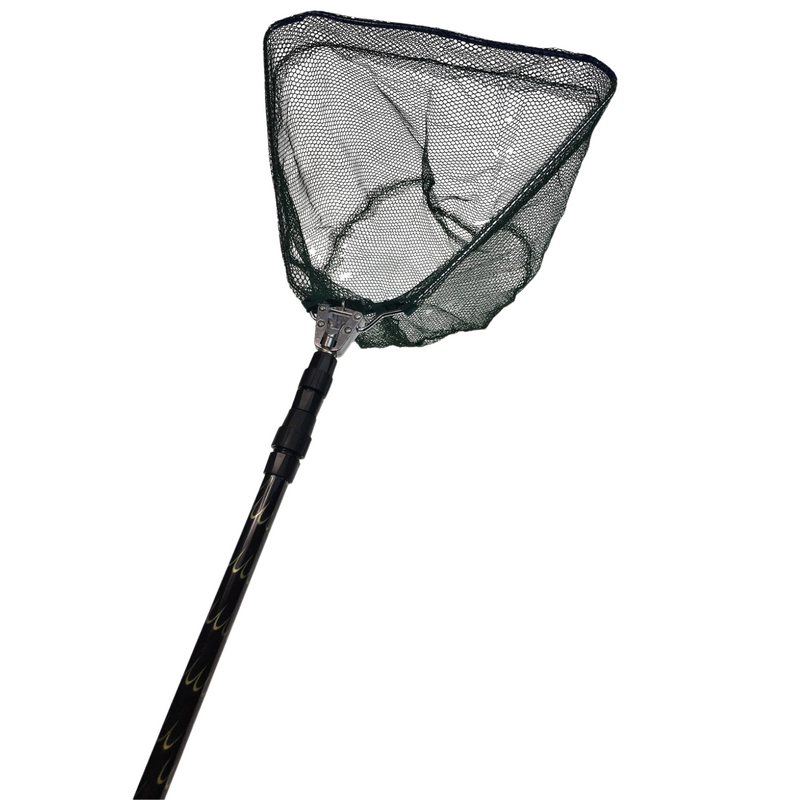 Telescopic Fishing Landing Net Rod Adjustable Foldable Pole Fish Catch & Release - Outbackers