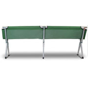 Camping Bed Folding Stretcher Light Weight w/ Carry Bag Camp Portable - green - Outbackers