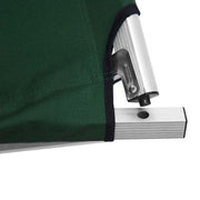 Camping Bed Folding Stretcher Light Weight w/ Carry Bag Camp Portable - green - Outbackers