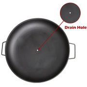 Portable Outdoor Fire Pit Fireplace Open Patio Heater Garden Plant Bowl Steel - Outbackers