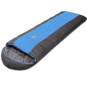 Outdoor Camping Envelope Sleeping Bag Thermal Tent Hiking Winter Single -15C - blue - Outbackers