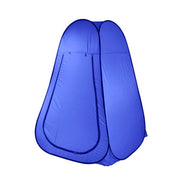 Pop Up  Portable Privacy Shower room Tent &20L Outdoor Camping Water Bag Camp Set - blue - Outbackers