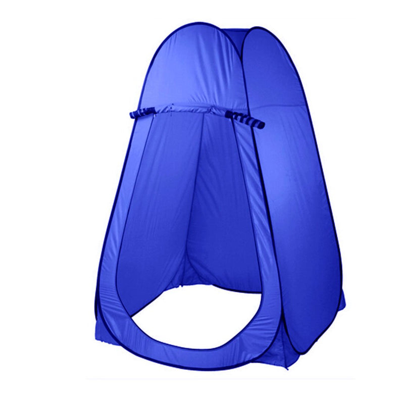Pop Up  Portable Privacy Shower room Tent &20L Outdoor Camping Water Bag Camp Set - blue - Outbackers