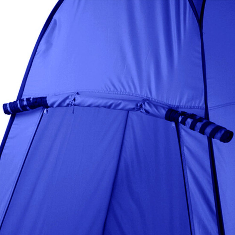 Pop Up  Portable Privacy Shower room Tent &20L Outdoor Camping Water Bag Camp Set - blue - Outbackers