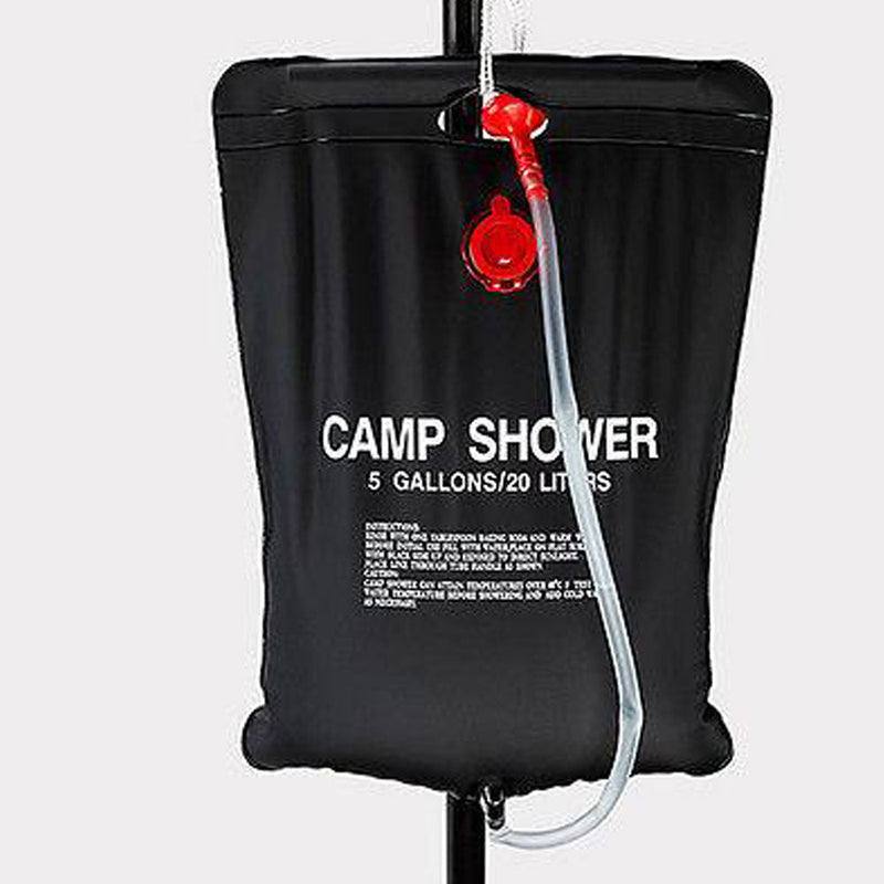 Pop Up  Portable Privacy Shower room Tent &20L Outdoor Camping Water Bag Camp Set - blue - Outbackers