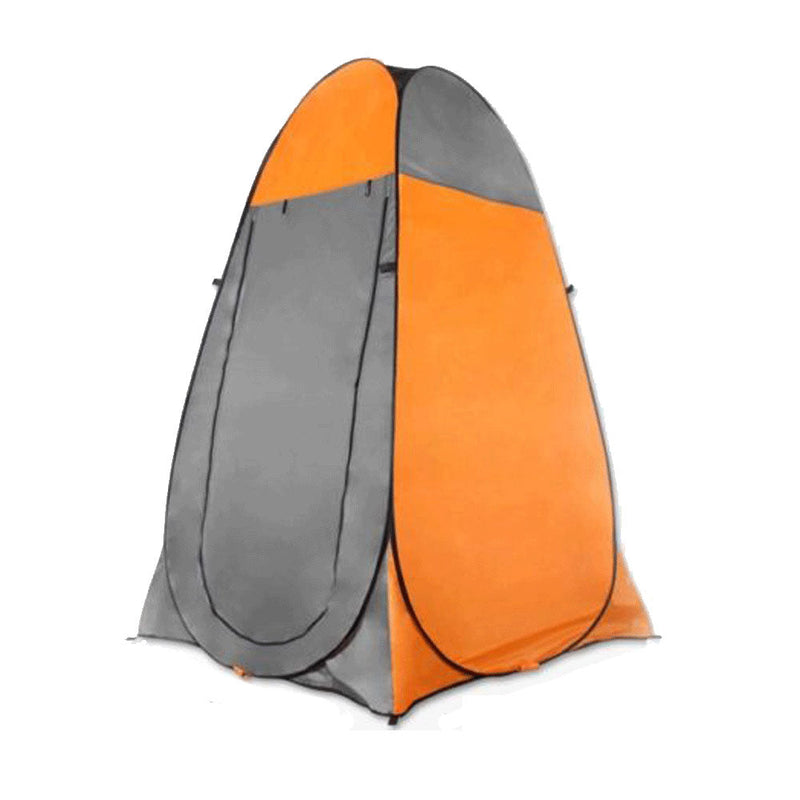 Pop Up Camping Shower Toilet Tent Outdoor Privacy Portable Change Room Shelter - orange - Outbackers