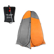 Pop Up Portable Privacy Shower room Tent &20L Outdoor Camping Water Bag Camp Set - orange - Outbackers
