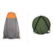 Pop Up Portable Privacy Shower room Tent &20L Outdoor Camping Water Bag Camp Set - orange - Outbackers