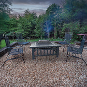 18" Square Metal Fire Pit Outdoor Heater - Outbackers