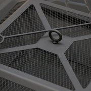 18" Square Metal Fire Pit Outdoor Heater - Outbackers