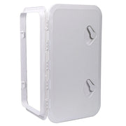 White Marine Boat Access Hatch – Deck Inspection Storage Lid for Boat or RV - Outbackers