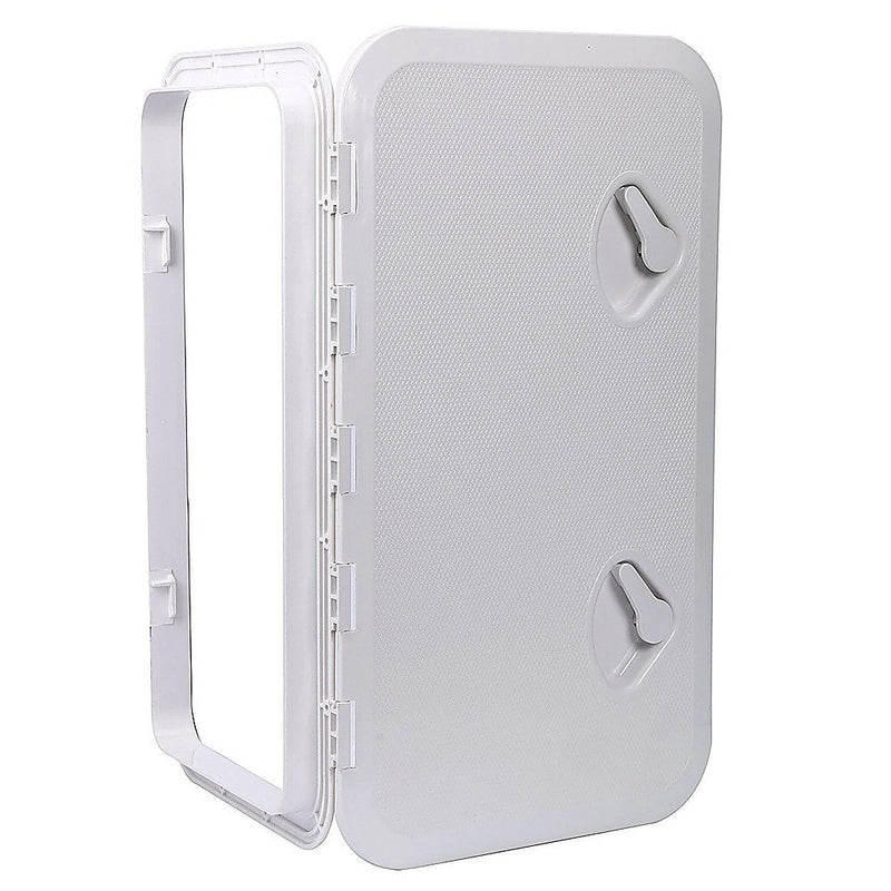 White Marine Boat Access Hatch – Deck Inspection Storage Lid for Boat or RV - Outbackers