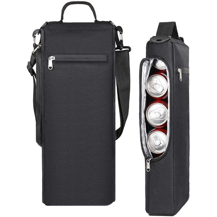 Golf Beer and Soda Insulated Cooler Bag with Shoulder Strap, Outdoor Can Beverage Storage Tote - Outbackers