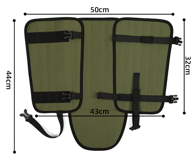 Outdoor Anti-Snake Bite Leg Guards - Hiking Camping Knee Protectors, Snow Shoe Covers, Leg Sleeves, khaki
