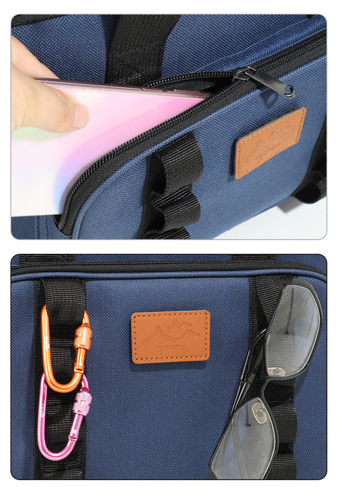 Green 23L Extra Large Insulated Cooler Bag with Double Layers - Perfect for Camping, Picnics, and Outdoor Adventures