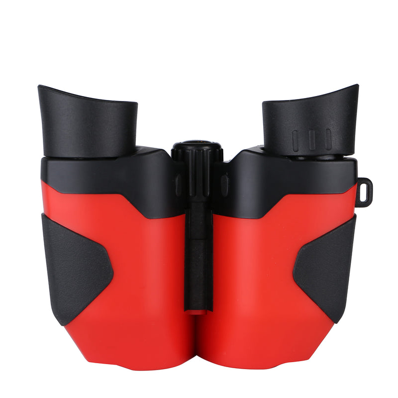 Green (matte finish) 10x22 Kids Binoculars - Multi-Color Compact High-Definition Telescope for Outdoor Adventures & Concerts