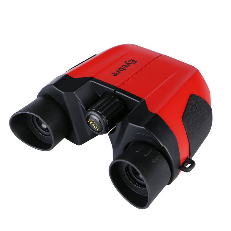 Rose-pink (Glossy) 10x22 Kids Binoculars - Multi-Color Compact High-Definition Telescope for Outdoor Adventures & Concerts