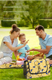 Waterproof Foldable Picnic Blanket with Little Frog Print- 200x200cm - Outbackers
