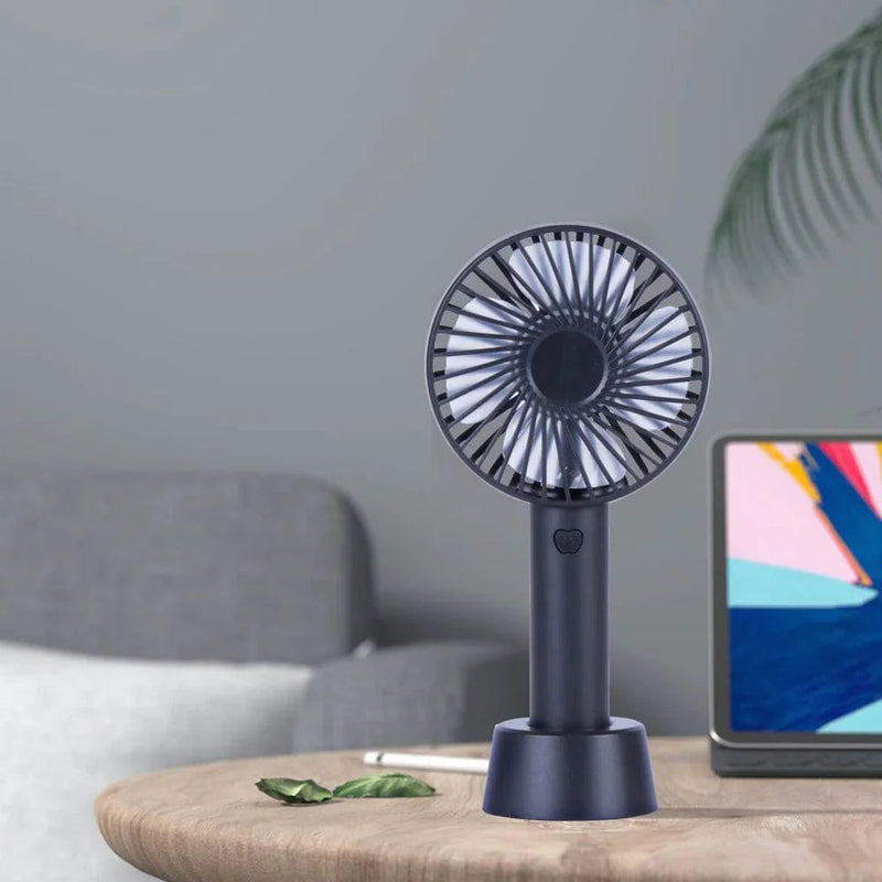 Mini USB Rechargeable Portable Fan with Table Stand - Outbackers