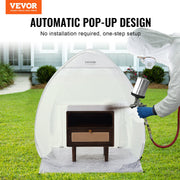 VEVOR Spray Paint Shelter Portable Spray Paint Tent Booth 3.3 x 2.9 x 3.3ft Pop Up - Outbackers