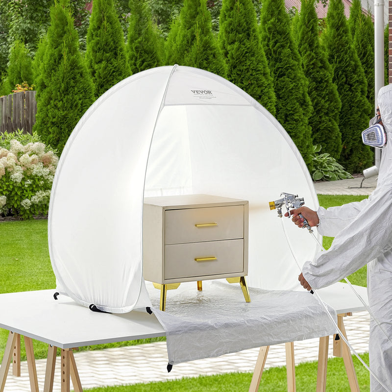 VEVOR Spray Paint Shelter Portable Spray Paint Tent Booth 3.3 x 2.9 x 3.3ft Pop Up - Outbackers