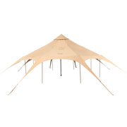 VEVOR Canvas Tent 4 Seasons 5 m/16.4 ft Bell Tent for Camping with Stove Jack - Outbackers