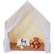 VEVOR Kids Play Tent, Kids Tent for Kids 1-5 Years Old, Toddler Tent with Mat and Tent Lamp, Tent for Kids with Windows for Indoor and Outdoor, Yurt Tent for Boys and Girls, Beige - Outbackers