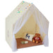 VEVOR Kids Play Tent, Kids Tent for Kids 1-5 Years Old, Toddler Tent with Mat and Tent Lamp, Tent for Kids with Windows for Indoor and Outdoor, Yurt Tent for Boys and Girls, Beige - Outbackers