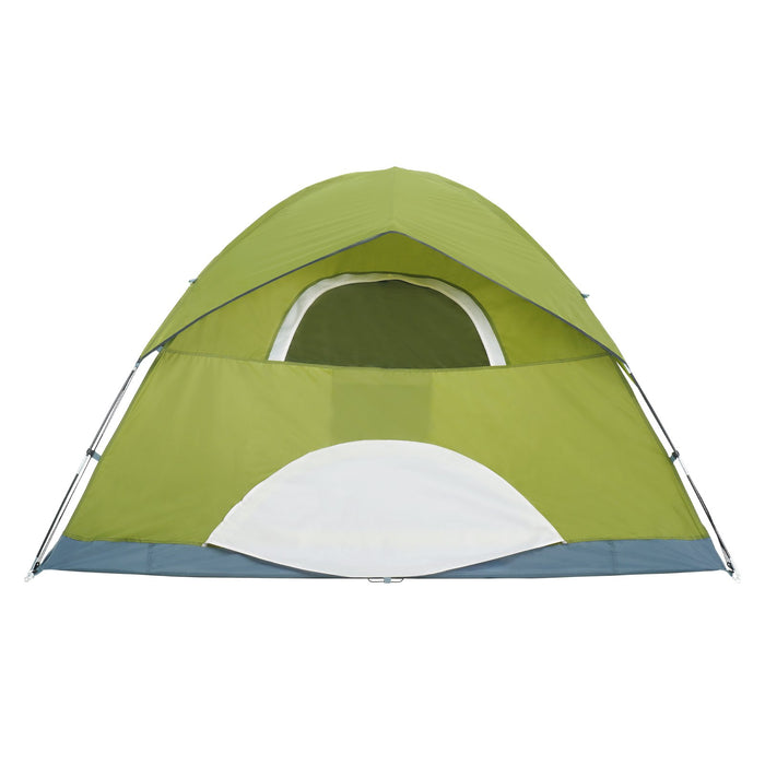 VEVOR Camping Tent, 7 x 7 x 4 ft Fit for 6 Person, Waterproof Lightweight Backpacking Tent, Easy Setup, with Door and Window, for Outdoor Family Camping, Hiking, Hunting, Mountaineering Travel