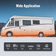 VEVOR Diesel Air Heater, 12V 2KW Diesel Heater with Remote Control and LCD Display, 10L Fuel Tank Diesel Parking Heater, Rapid Heating for RV Trailer Camper Van Boat And Indoors - Outbackers