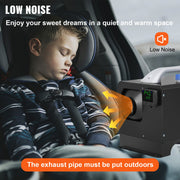 VEVOR Diesel Air Heater 8KW, All in One 12V Truck Heater, Parking Heater with Black LCD, Remote Control, Fast Heating Diesel Heater for RV Truck, Boat, Bus, Car Trailer, Motorhomes - Outbackers