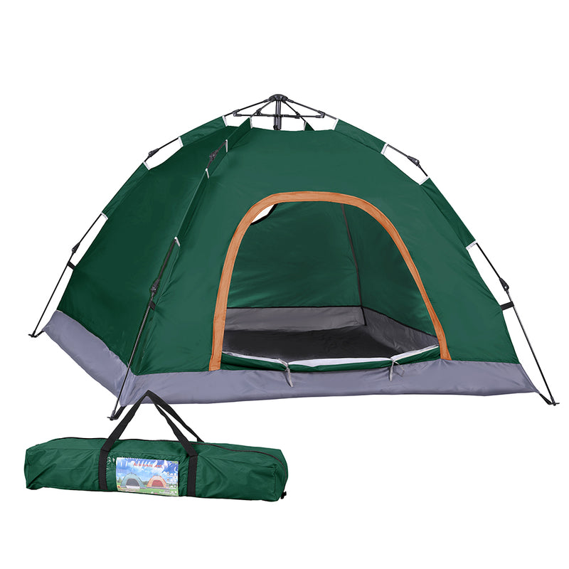 Weisshorn Camping Tent Instant Tent Pop up 2 Person Outdoor Hiking Tents Hiking Green - Outbackers