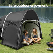 Weisshorn Camping Tent Car SUV Rear Hatchback Tents Canopy Portable Outdoor Family Black - Outbackers