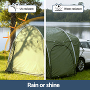 Weisshorn Camping Tent Car SUV Rear Hatchback Tents Canopy Portable Outdoor Family green - Outbackers