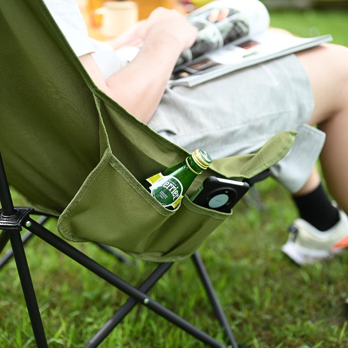 Camping Chair with Canopy and Side Pocket-2