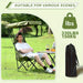 Camping Chair with Canopy and Side Pocket-1