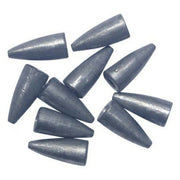 Swimerz 1/2 oz Lead Bullet Sinker - Qty 10 Pack - Outbackers