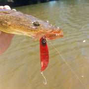 Toppu Mizzu Sidewinder Bent Minnow, 95mm, Opaque Gold - Outbackers