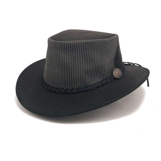 Newtowner Leather Hat in Black - Outbackers